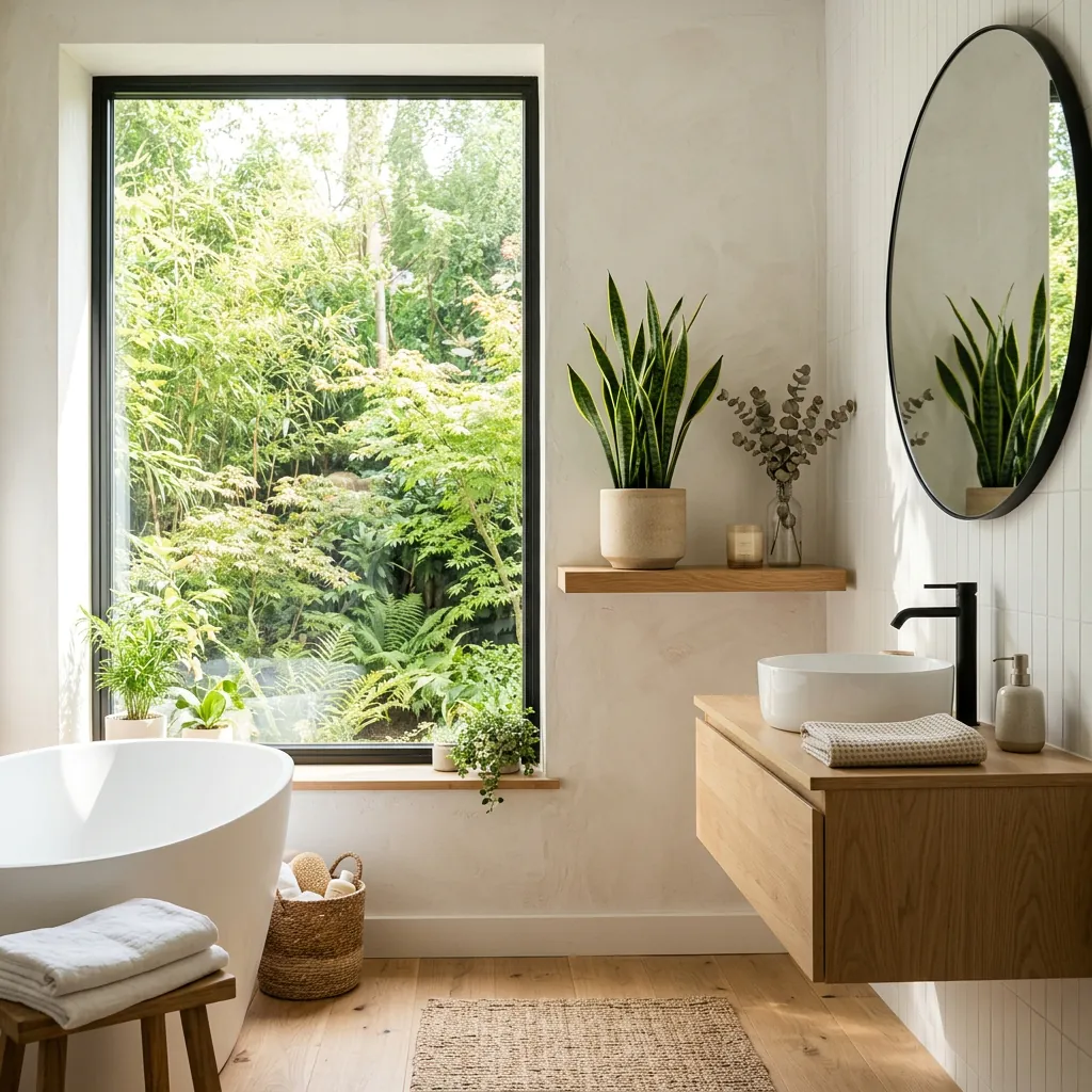 Biophilic Bathroom Design Ideas
