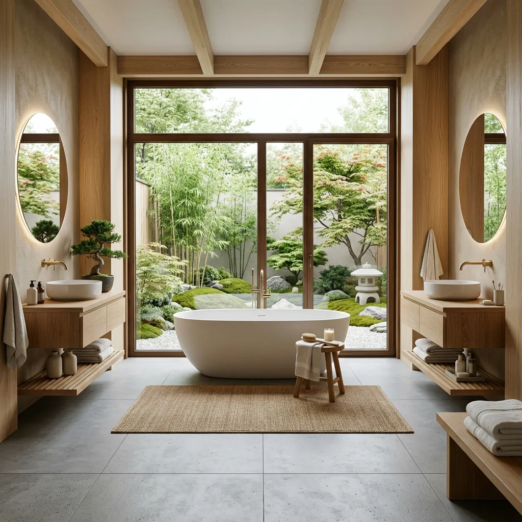 Zen Bathroom Layout Ideas