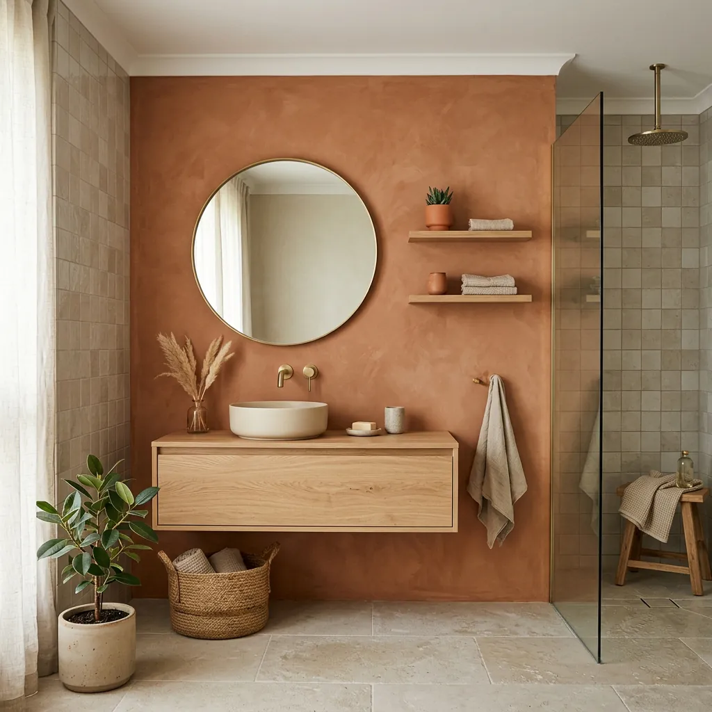 Earthy Tone Bathroom Ideas