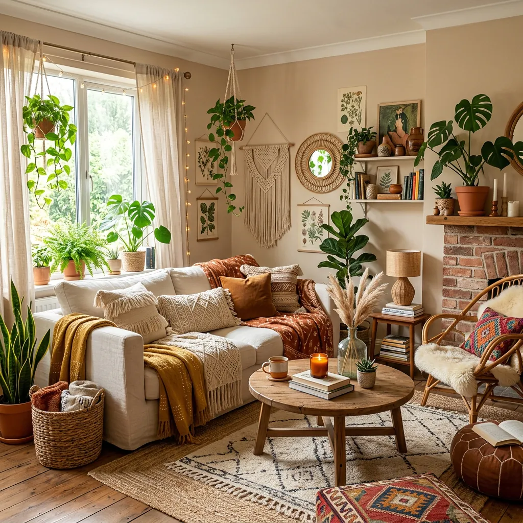 27 Dreamy Cozy Boho Living Room Ideas to Save & Try Today 13 cozy boho living room
