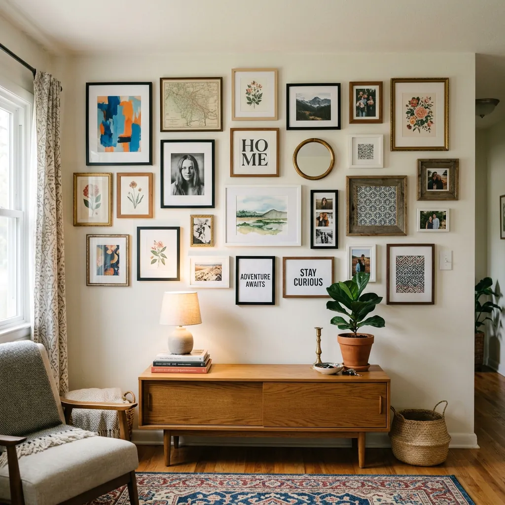 25 Dreamy Gallery Wall Decor Ideas to Save & Try Today 12 gallery wall decor