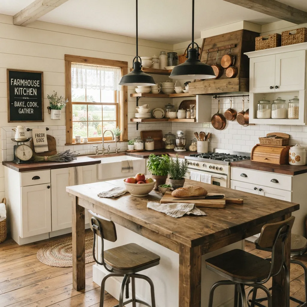 farmhouse kitchen decor